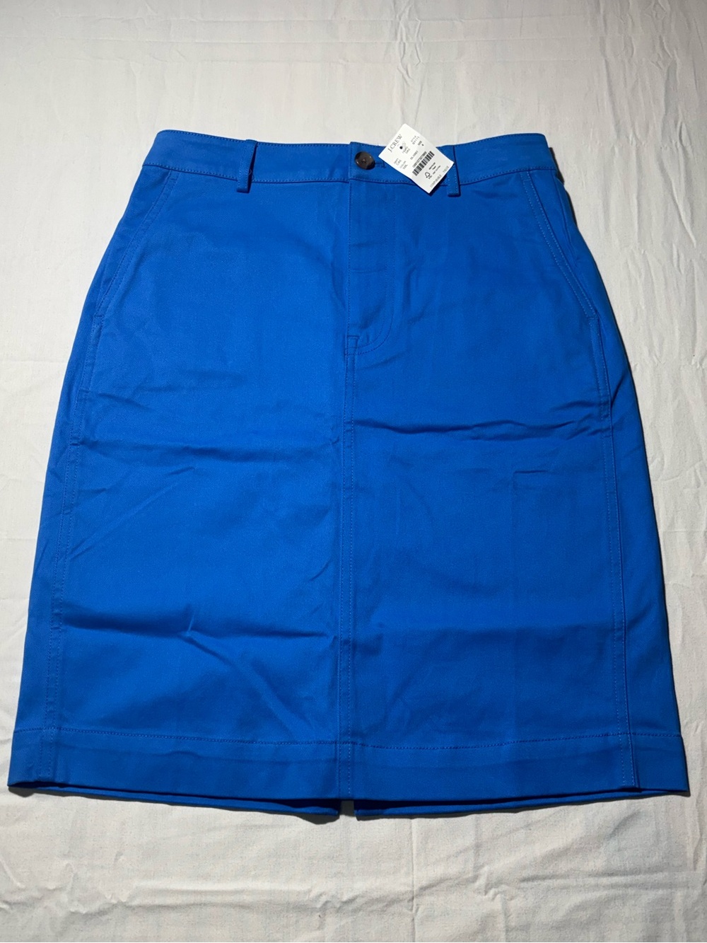 J. Crew Electric Blue Pencil Skirt